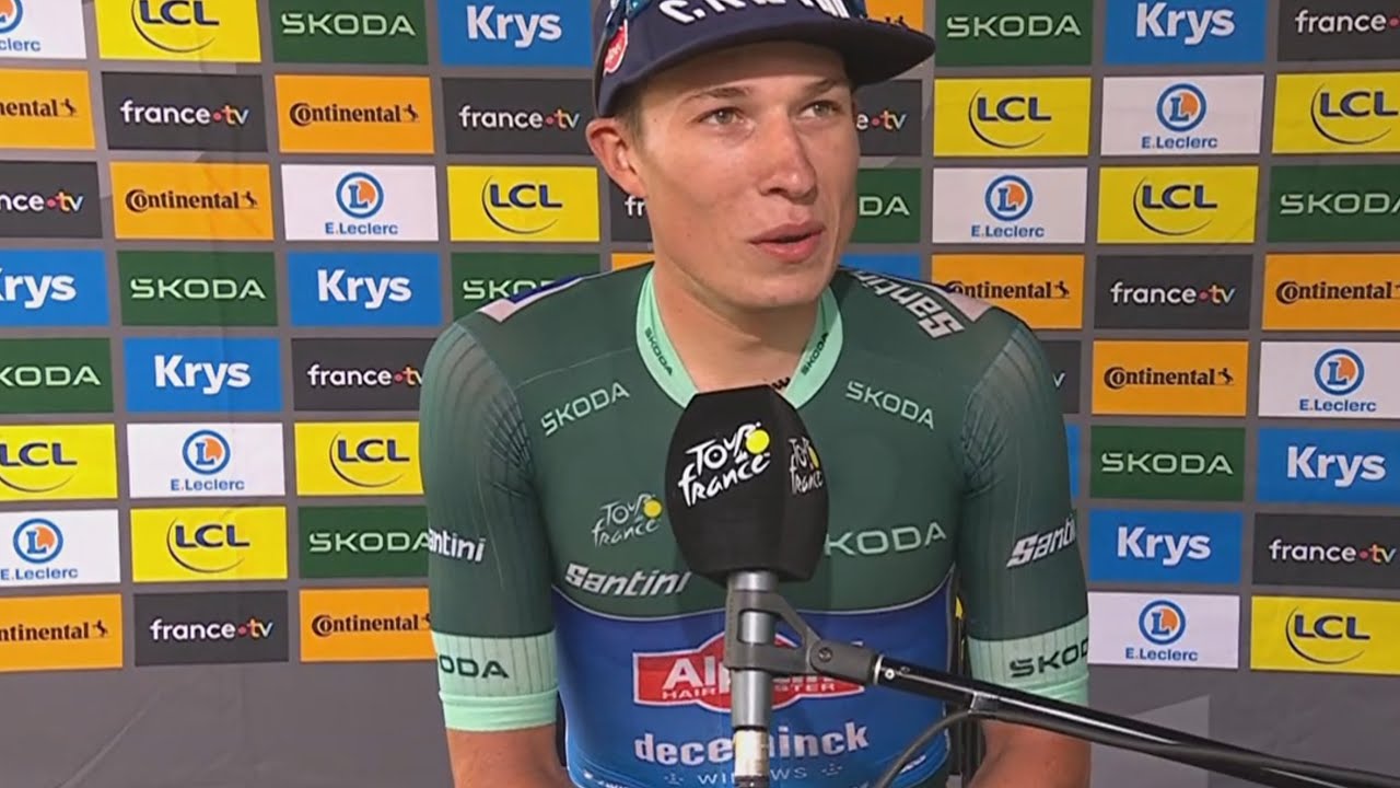 JASPER PHILIPSEN WITHOUT MATHIEU VAN DER POEL I CAN WIN TOO - INTERVIEW AT THE FINISH LINE - STAGE11
