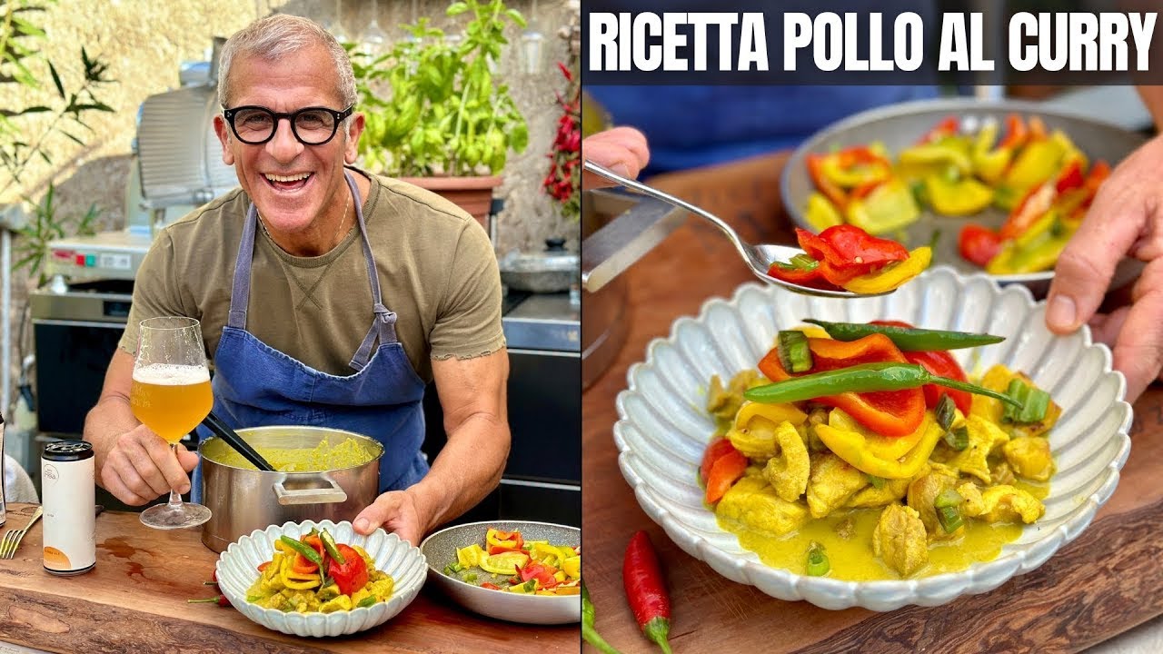 POLLO AL CURRY Veloce e Semplice e CREMOSO! Ricetta di Chef Max Mariola