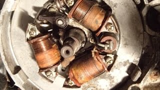 Yamaha CT175 restoration - alternator / magneto