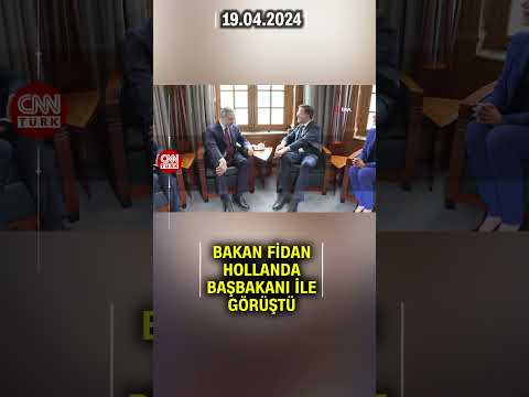 Hakan Fidan, Hollanda Başbakanı Mark Rutte ile Görüştü #Shorts