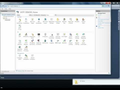How to know what is the folder for IIS Website