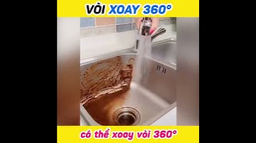 Đầu Nối Vòi Nước Rửa Bát Rửa Chén Thông Minh Điều Chỉnh 2 Chế Độ Nước Chảy Xoay 360 Độ