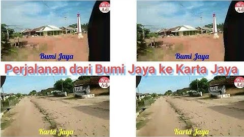 Jalan dari Kampung Bumi Jaya Ke Kampung Karta Jaya Kec. Negara Batin Kab. Way Kanan Prov. Lampung