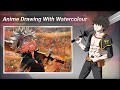 Asta Drawing With Brustro Artists Watercolour.