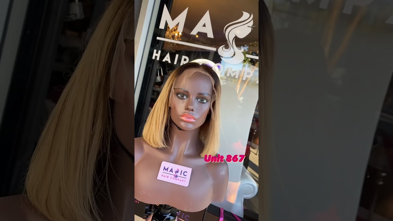 Blonde bob wig magic hair company