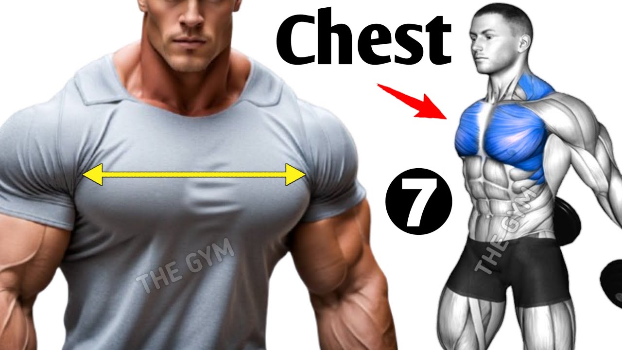 7 Best Exercises for Bigger Chest Workout at Gym - YouTube