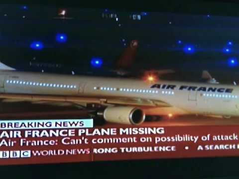 BBC BREAKING NEWS (2) - AIR FRANCE PLANE MISSING / AVION MANQUANTES