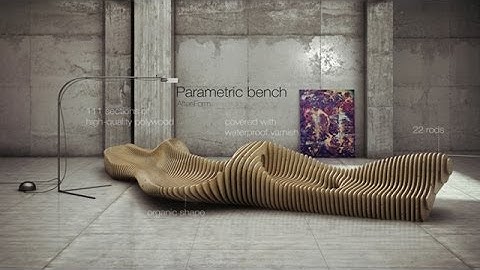 Parametric Bench By. Oleg Soroko
