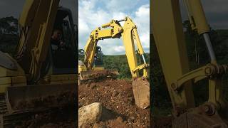 incredible Mobilization of embankment pliers with Komatsu PC78US-11 Small hydraulic excavator 97