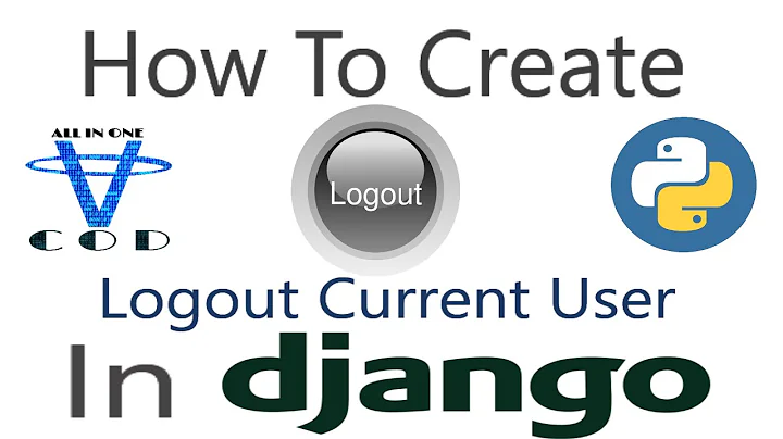 How To Logout User In Django | Logout Function In Django | All In One Code