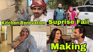 Saba Ka Jahan Is Here😍 | Finally Kitchen Renovation | Kaise Bataaye Making😍| Shoaib Ibrahim |Vlog