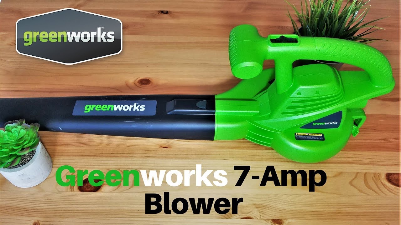 Electric Leaf Blower, 7-Amp