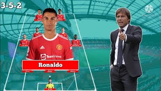 Potential line up Manchester United With Antonio Conte