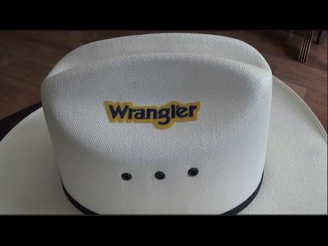 WRANGLER MEN'S COWBOY HAT IN 4K - YouTube