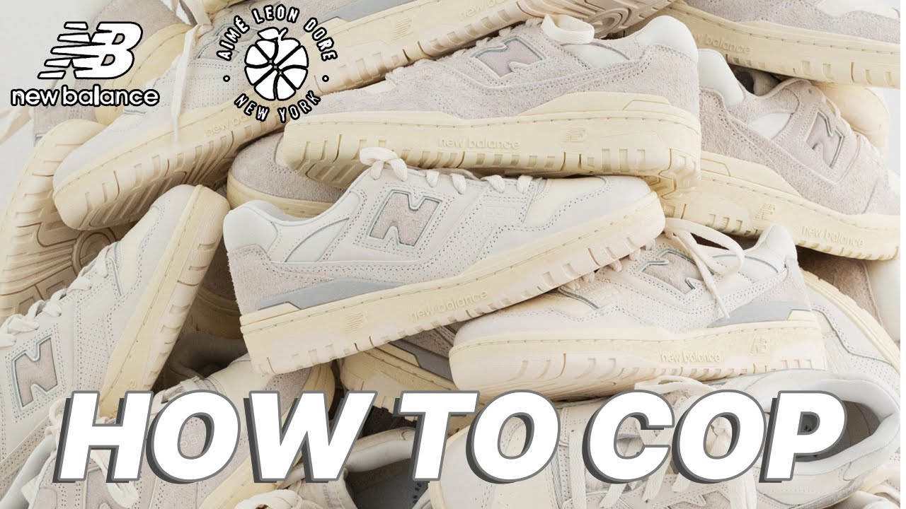Aime Leon Dore x New Balance 550 Grey Suede \u0026 White Leather FW22 | HOW TO  COP + Resell Predictions - YouTube