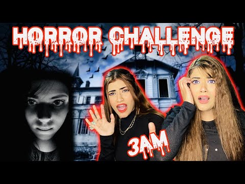 HORROR CHALLENGE At *3 AM* | Talking To A *GHOST* Ft. Samreen Ali | Mahjabeen Ali