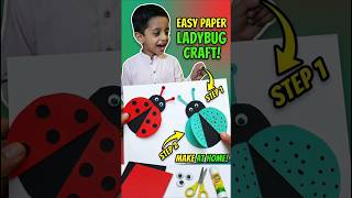 DIY Easy Ladybug Craft for Kids 🐞 #diy #diydecor #craft