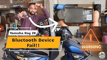 Yamaha Ray ZR Bluetooth Device Problem | Dipesh Limbani @yamahaindia