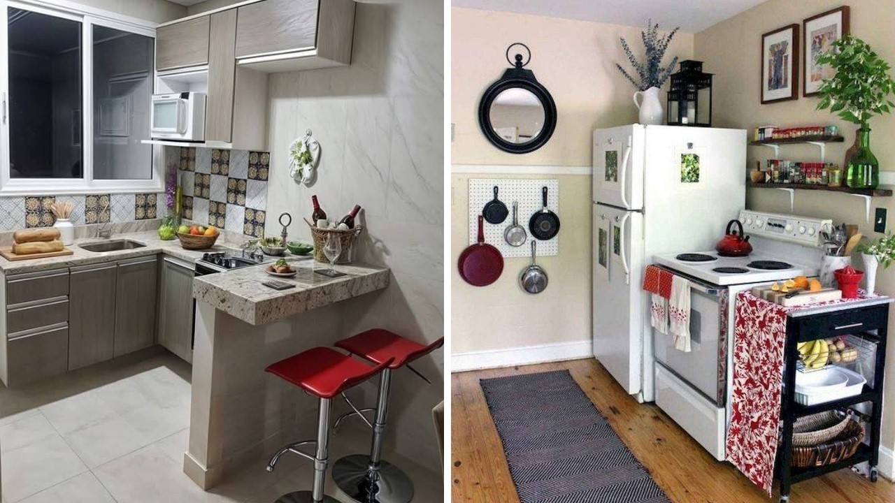 +151 ideas para decorar y distribuir bien una cocina pequeña y convertirla en un espacio funcional