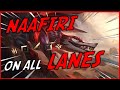 Playing Naafiri On Every Role Possible! (Top,Jungle,Mid,ADC,Support)