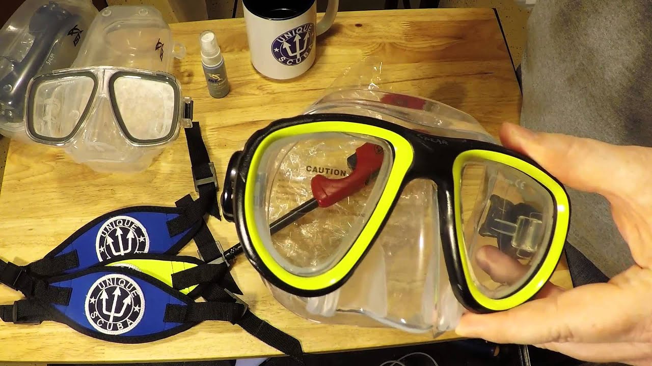Pretreat and Clean a Scuba Diving Mask for the First Time