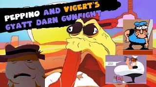 Ytp - Peppino & Vigerts Gyatt Darn Gunfight Calzonification With Lyrics Ytp