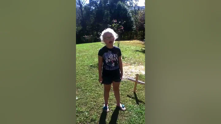 My sweet granddaughter singing her song she wrote