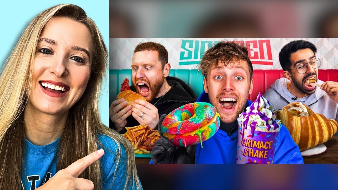 Reaction to SIDEMEN TEST VIRAL TIKTOK FOODS