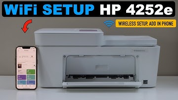 HP DeskJet 4252e WiFi Setup, Connect HP DeskJet 4200 Printer To The Router & Add in HP Smart App.