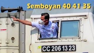 KOMPILASI TUNJUK SEBUT MASINIS DAN ASISTEN MASINIS KERETA API INDONESIA! SEMBOYAN 40 41 35