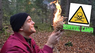 Lebensmittelvergiftung bei Survival Camp! - PAUL FREGE VLOG #2