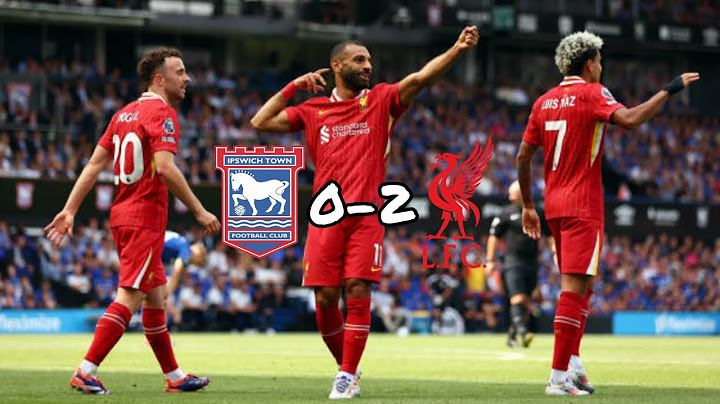 Ipswich Town 0-2 Liverpool FC|Mohamed Salah scores record ninth opening-weekend goal|