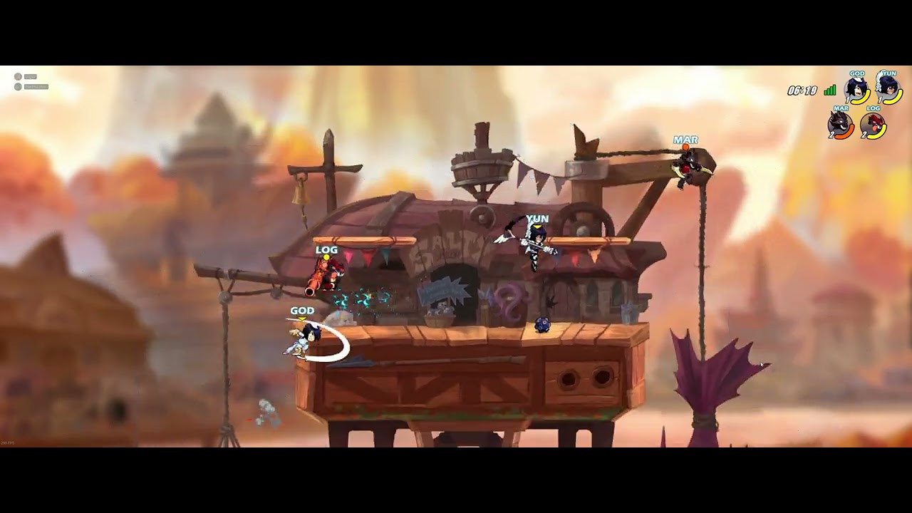 clean team combo w/ log | Brawlhalla