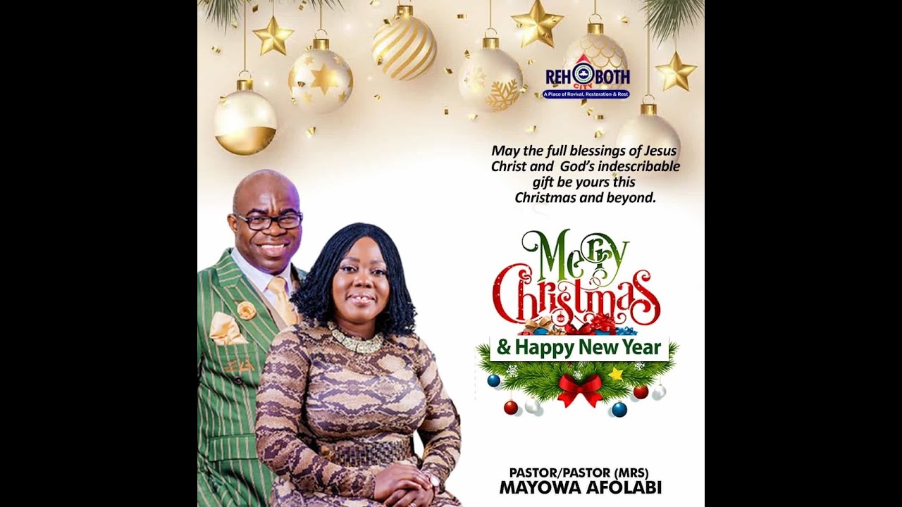 Christmas Service Program Rccg Christmas Service | Rccg Rehoboth City | December 25th, 2025 - YouTube
