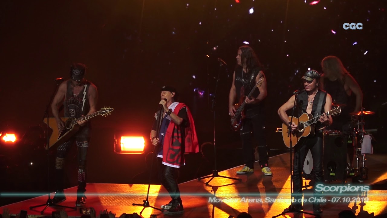 Scorpions - Send me and Angel ( 4K - Movistar Arena, Santiago de Chile - 07.10.2019 )