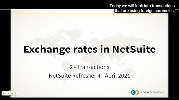 NetSuite Refresher 4   Exchange Rates 2 English