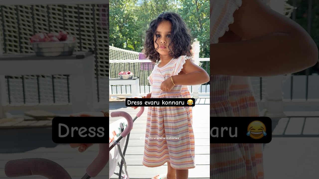 Look at her expressions when saying amma 😂 