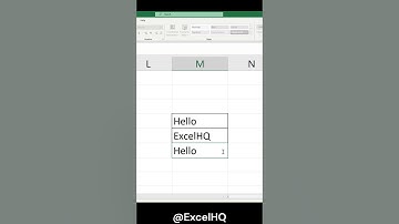 Excel Shortcuts! Alt+Enter