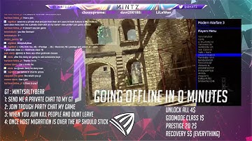 MintModz | MW3 : Modded Lobbies on XBOX ONE & 360! XP LOBBY, FREE! LIVE!!