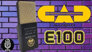 CAD E100  The OG Square Body Supercardioid Condenser Microphone  Test / Review