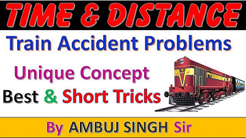 Speed, Time and Distance | Train Accident Problems | Unique Concept & Short Tricks By Ambuj Singh