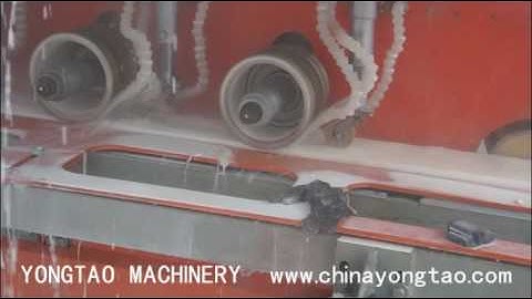 Automatic 4 head stone surface profile machine
