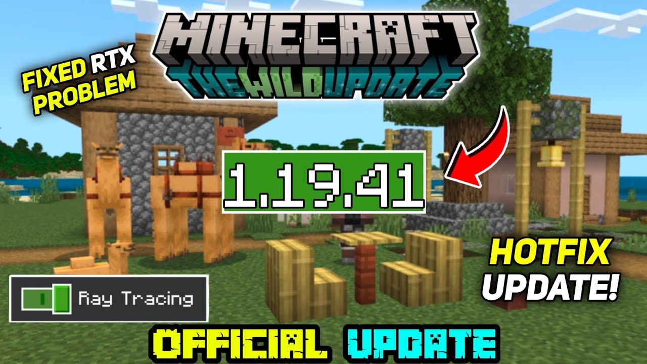 Minecraft PE 1.20.41 Official Version Release For Android, Minecraft 1.20.41  Latest Update