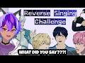 Reacting to PLAVE Reverse Singing Challenge!