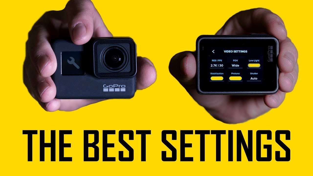 Best Settings For Gopro Hero 6 7 In Under 2 Minutes Youtube