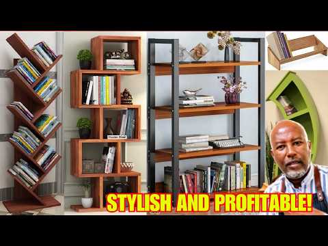 Beautiful Wooden Bookshelf Ideas You Can Make and Sell for Profit /Profitable Wooden Bookshelf Ideas