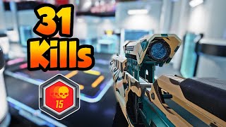 31 KILL WITH 2 BOTS ON MY TEAM | Season 2 Splitgate Ranked Gameplay