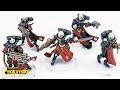 How to paint battle sisters for warhammer 40000  adepta sororitas  power armour robes and skin