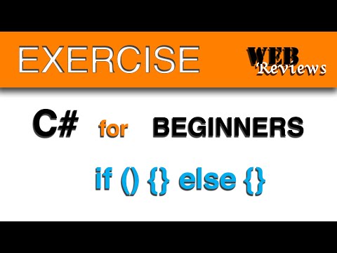 C# if else statement  - bool type - if condition -  learn C# - C# exercise for beginners