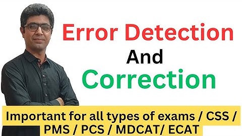 Error Detection and Sentence Correction | CSS 2022 English Sentence Corrections | ellearningonline